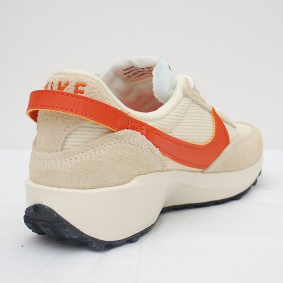 Nike Women's Waffle Debut Shoes - Muslin/Camp Fire Orange - Picture 8 of 14